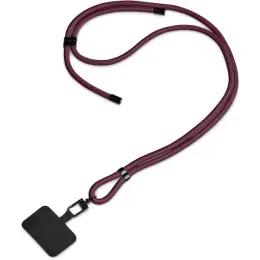 Altitude Fusion Crossbody & Wrist Phone Strap Set in Pouch - Maroon